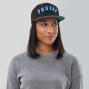 Cappellino Ricamato Unisex Snapback Regolabile – Design Pustaz-Biiply