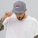 Cappellino Ricamato Unisex Snapback Regolabile – Design Rock And Roll