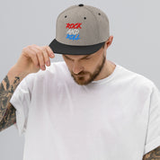 Cappellino Ricamato Unisex Snapback Regolabile – Design Rock And Roll-Biiply