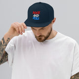 Unisex Adjustable Snapback Cap – Rock and Roll Design