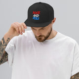 Cappellino Ricamato Unisex Snapback Regolabile – Design Rock And Roll