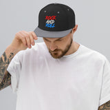 Cappellino Ricamato Unisex Snapback Regolabile – Design Rock And Roll