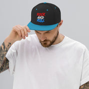 Cappellino Ricamato Unisex Snapback Regolabile – Design Rock And Roll-Biiply