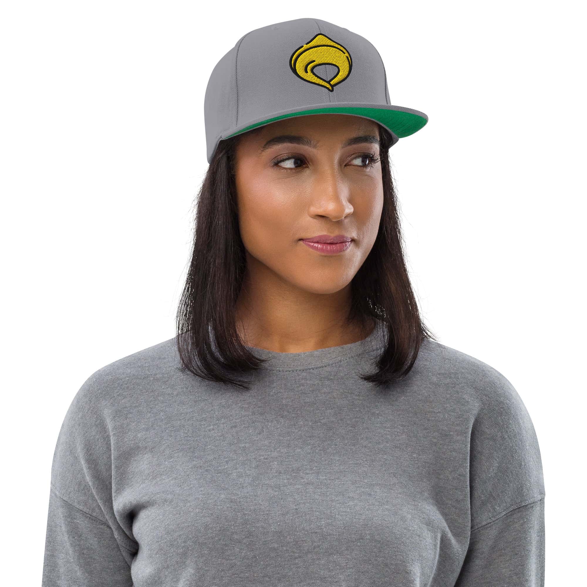 Cappellino Ricamato Unisex Snapback Regolabile – Design Tortellino-Biiply