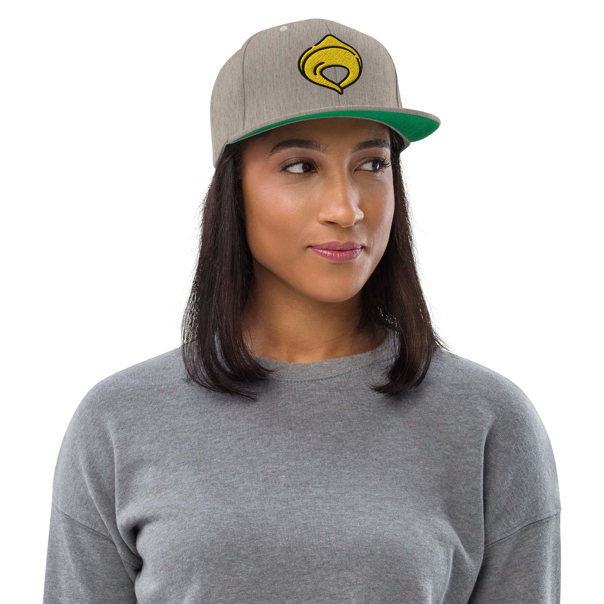 Cappellino Ricamato Unisex Snapback Regolabile – Design Tortellino-Biiply