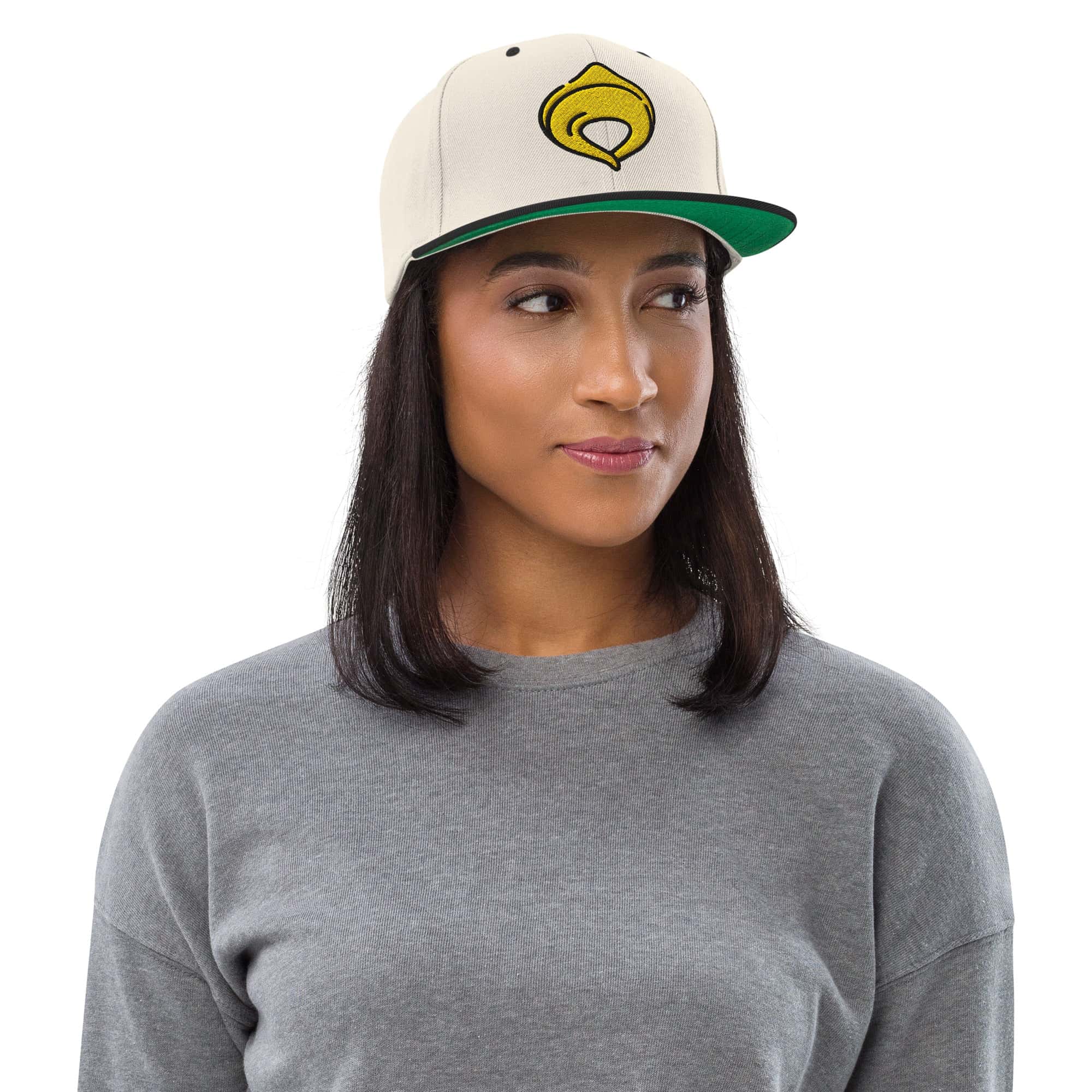 Cappellino Ricamato Unisex Snapback Regolabile – Design Tortellino-Biiply