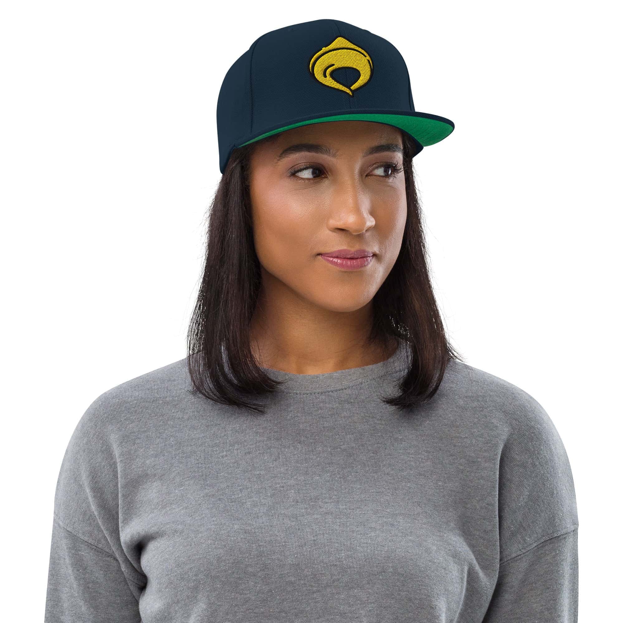 Cappellino Ricamato Unisex Snapback Regolabile – Design Tortellino-Biiply