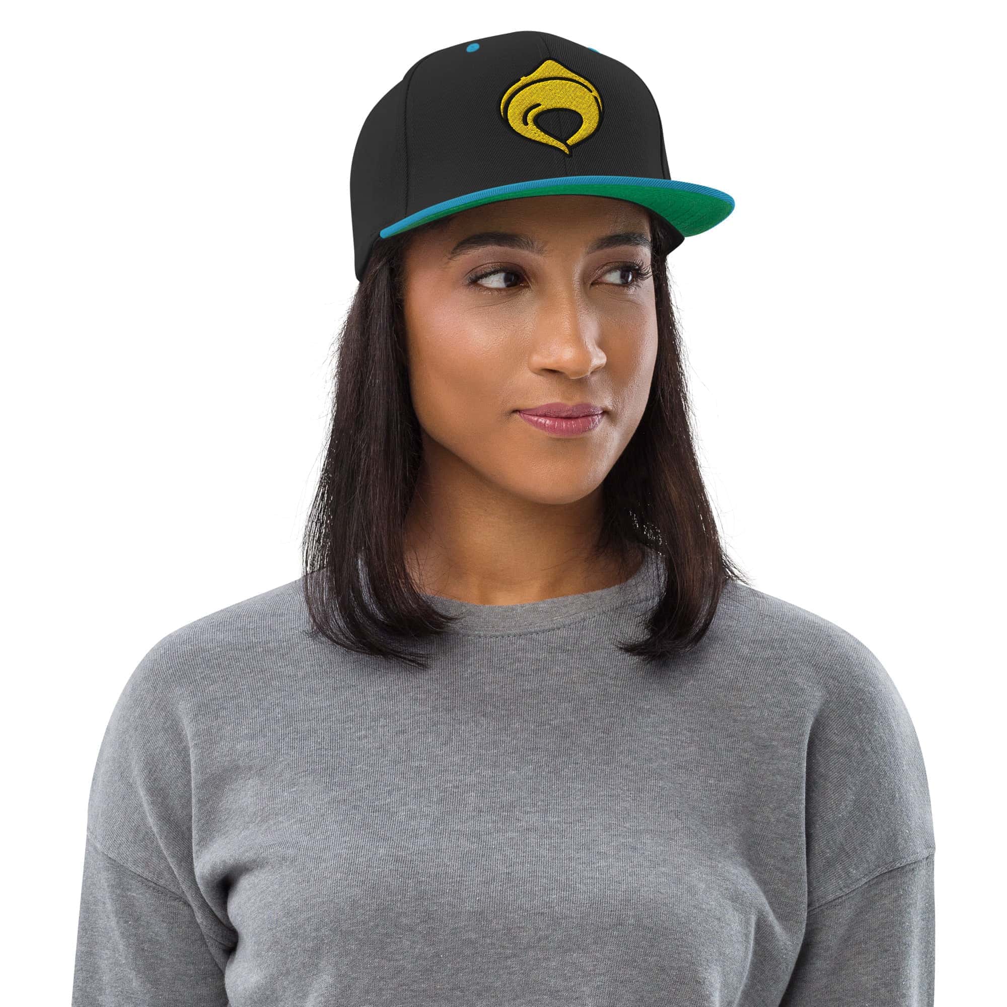 Cappellino Ricamato Unisex Snapback Regolabile – Design Tortellino-Biiply
