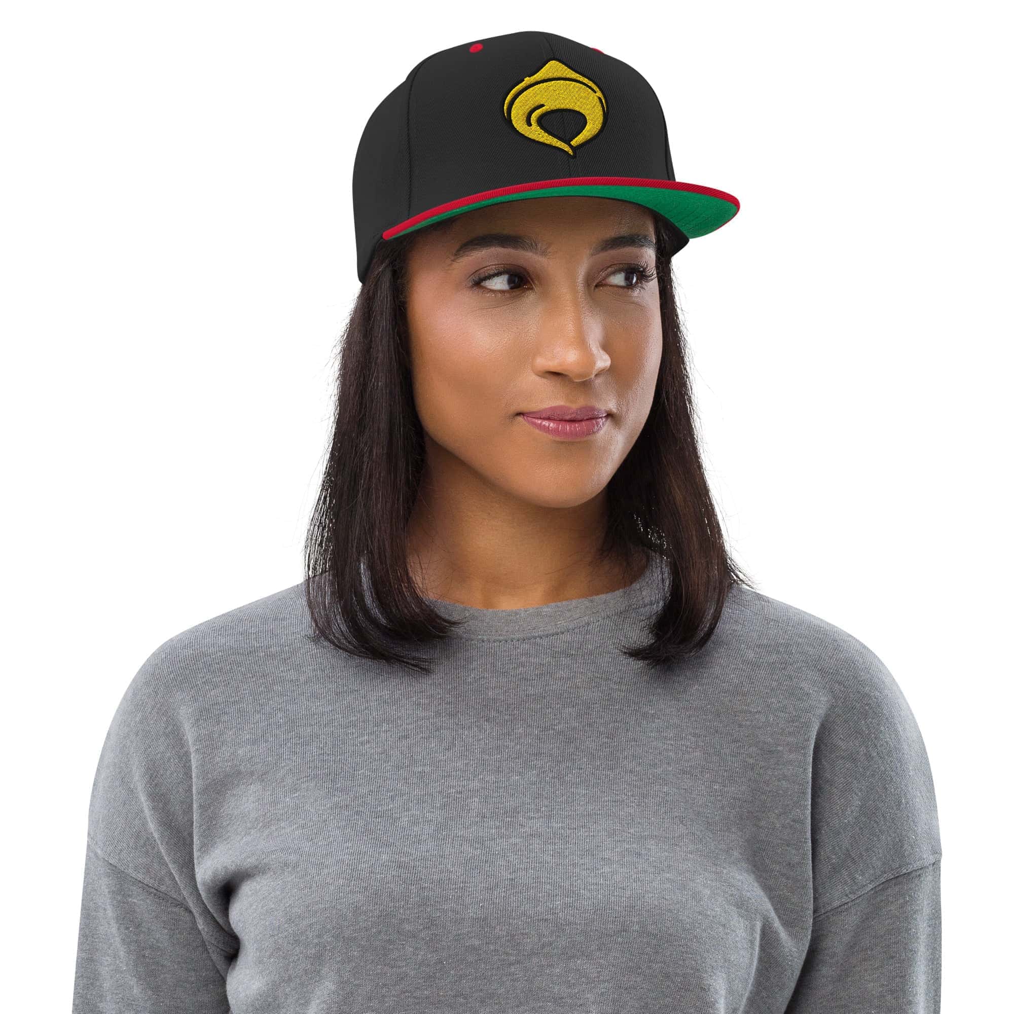 Cappellino Ricamato Unisex Snapback Regolabile – Design Tortellino-Biiply