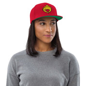 Cappellino Ricamato Unisex Snapback Regolabile – Design Tortellino-Biiply