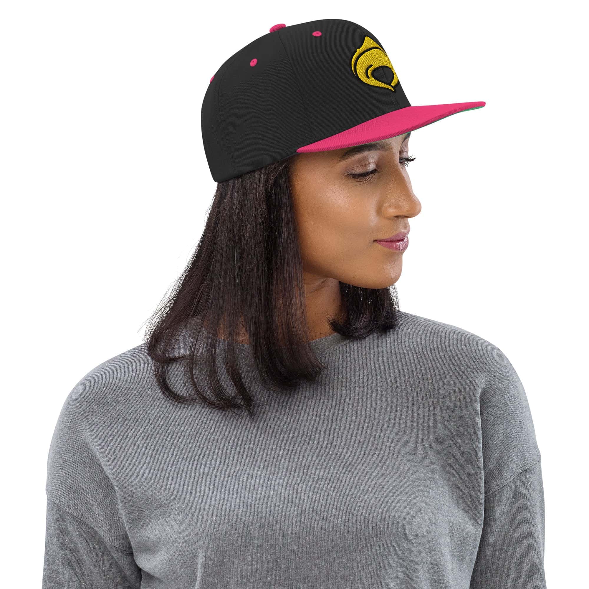 Cappellino Ricamato Unisex Snapback Regolabile – Design Tortellino-Biiply