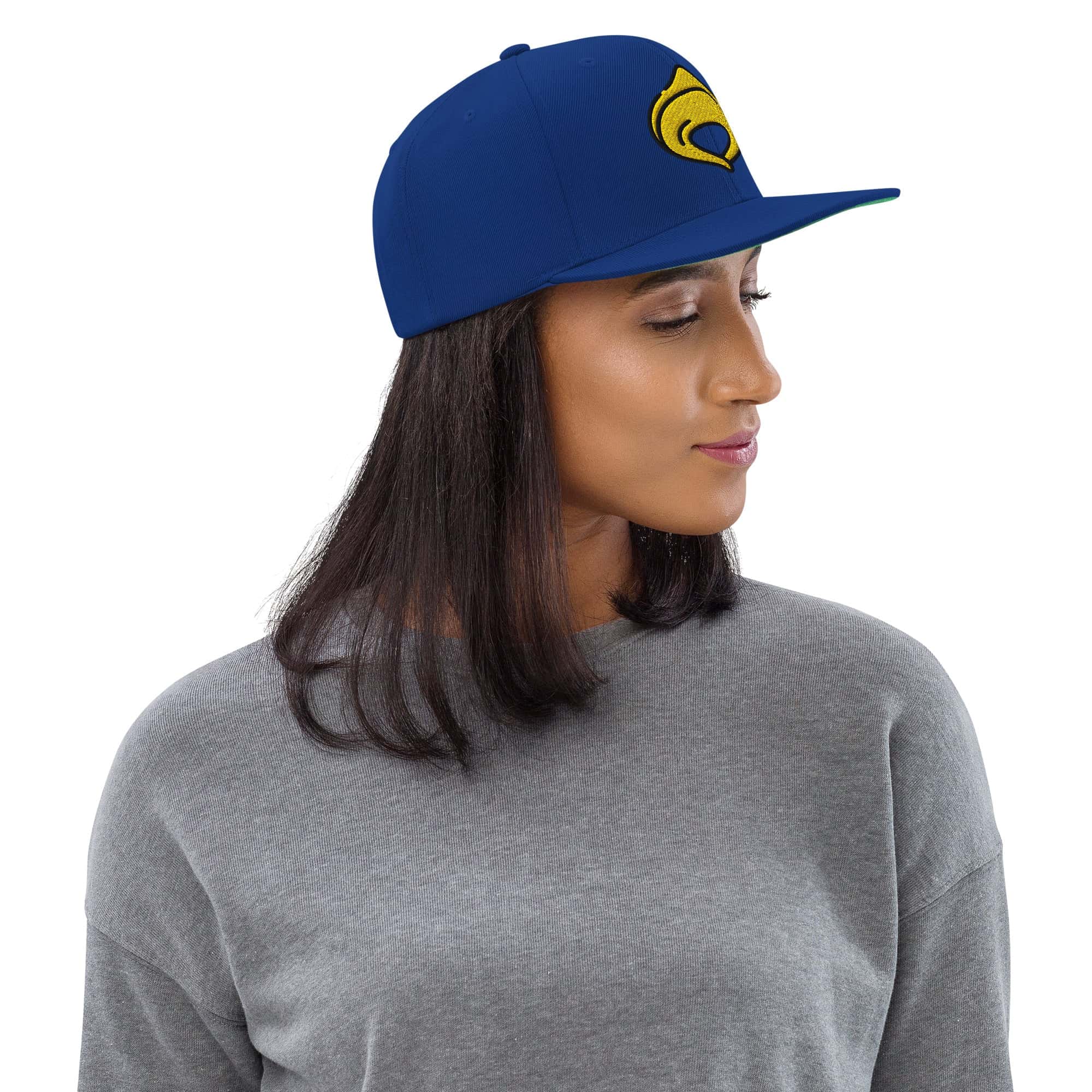 Cappellino Ricamato Unisex Snapback Regolabile – Design Tortellino-Biiply