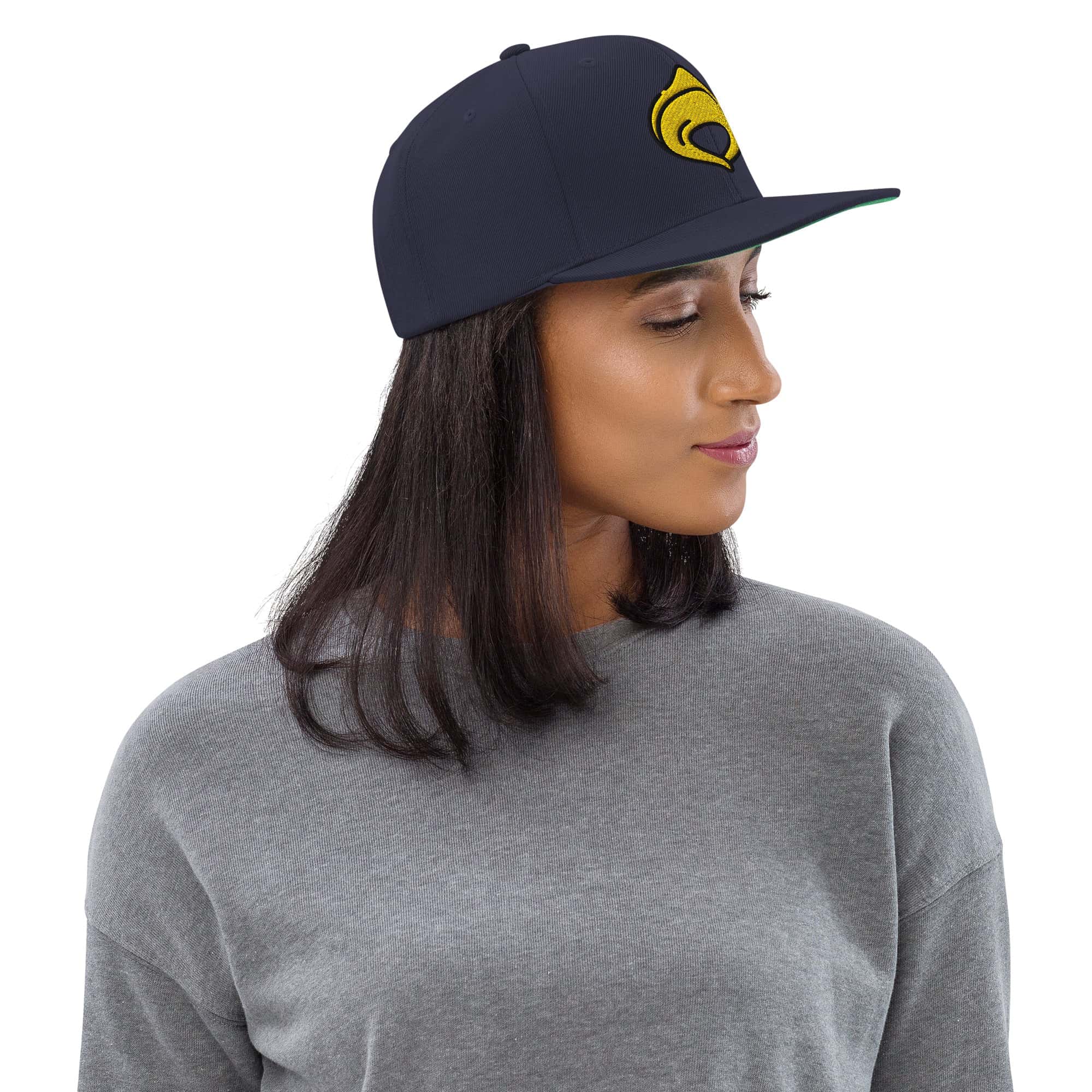 Cappellino Ricamato Unisex Snapback Regolabile – Design Tortellino-Biiply