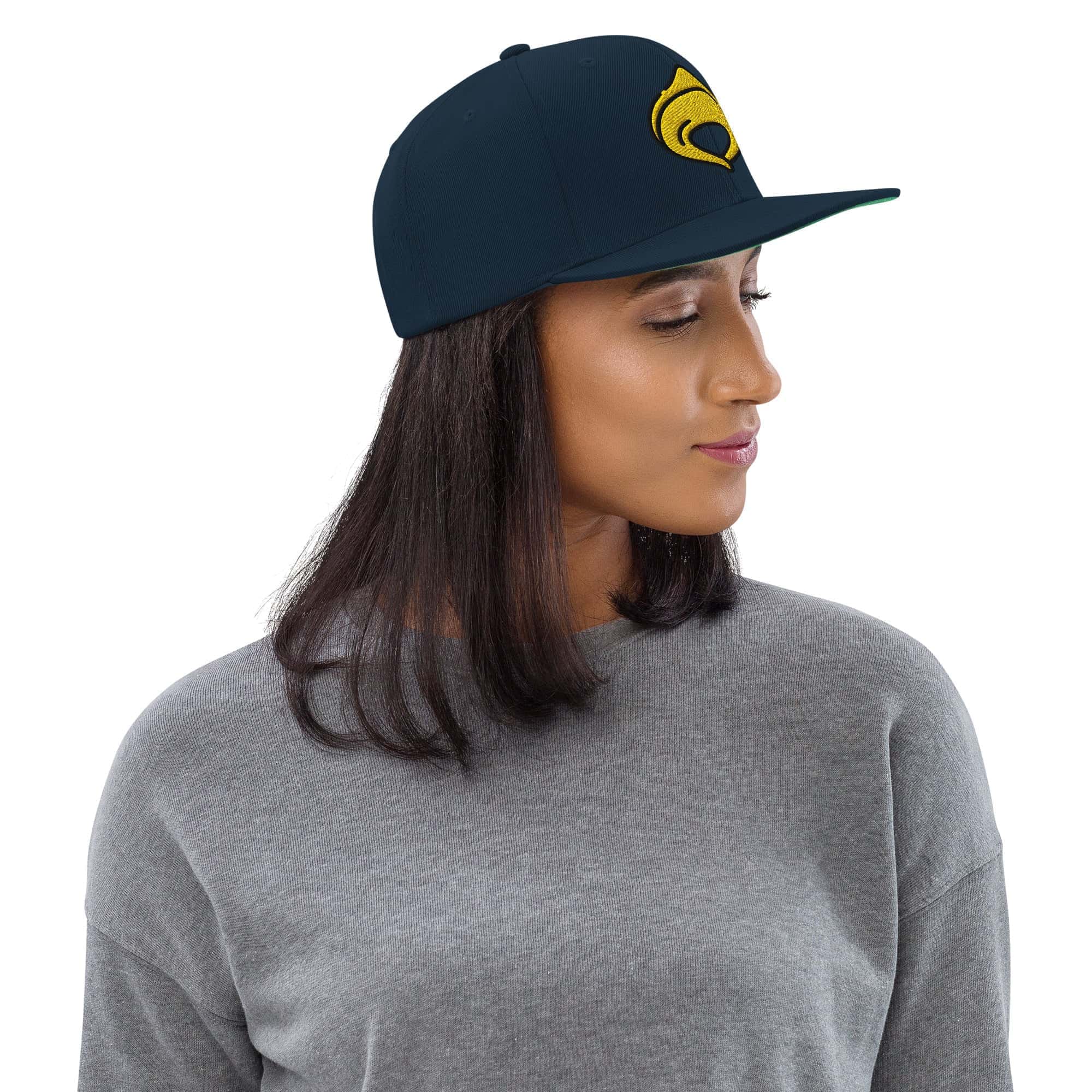 Cappellino Ricamato Unisex Snapback Regolabile – Design Tortellino-Biiply
