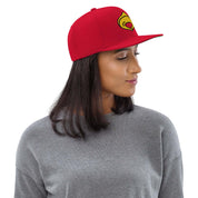 Cappellino Ricamato Unisex Snapback Regolabile – Design Tortellino-Biiply