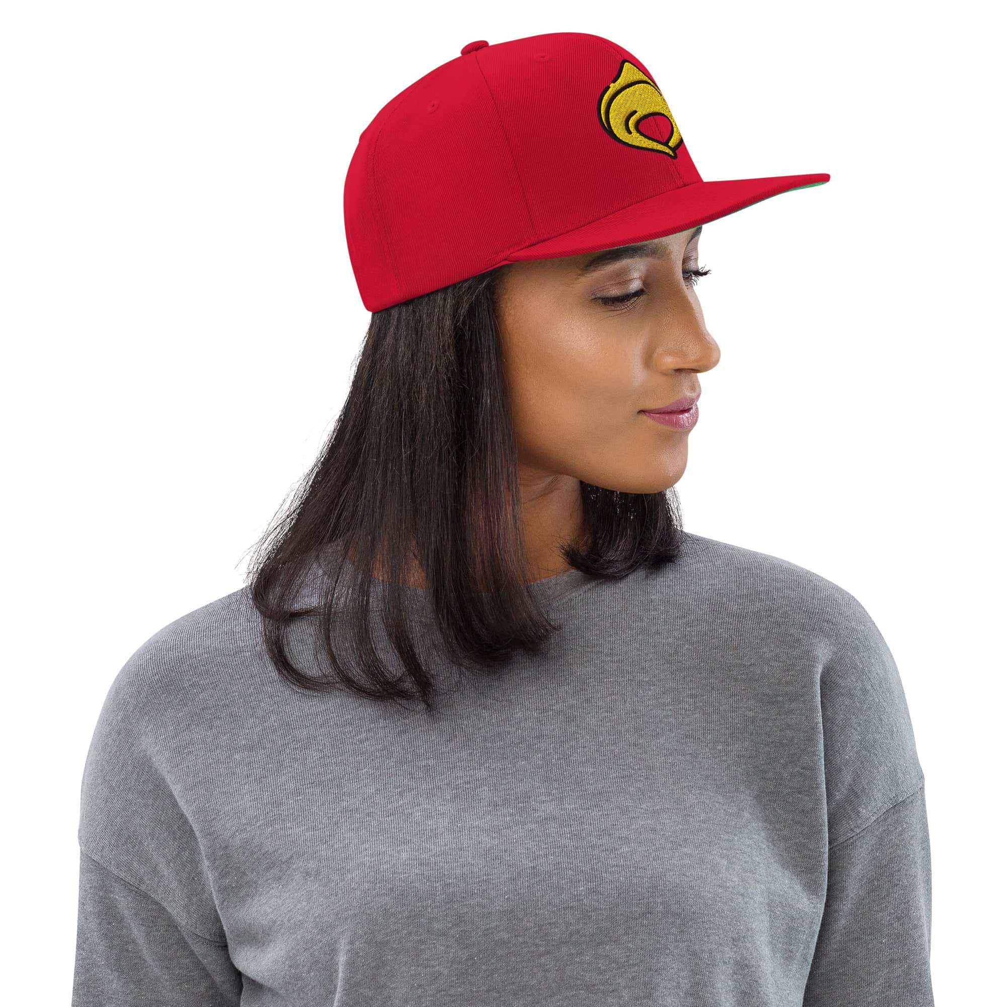 Cappellino Ricamato Unisex Snapback Regolabile – Design Tortellino-Biiply