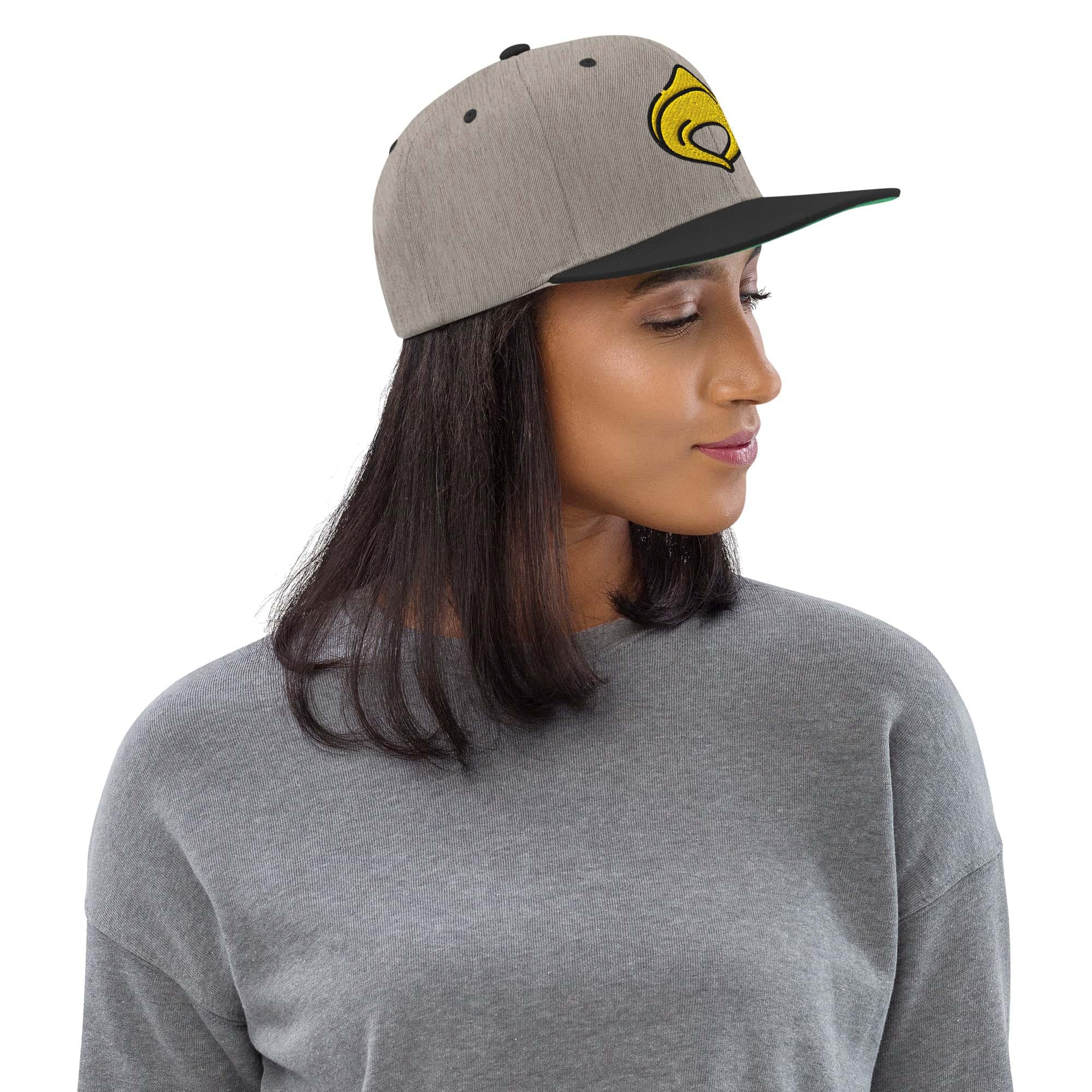 Cappellino Ricamato Unisex Snapback Regolabile – Design Tortellino-Biiply
