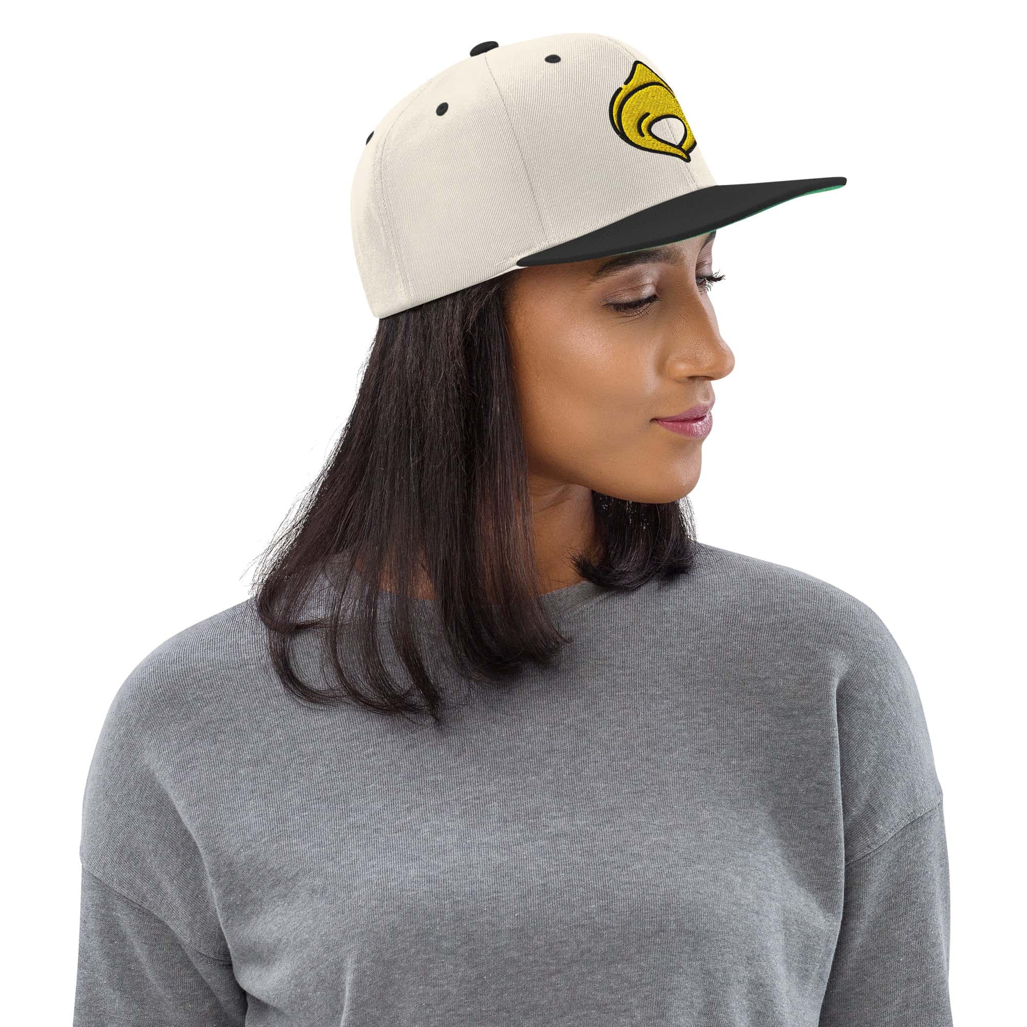 Cappellino Ricamato Unisex Snapback Regolabile – Design Tortellino-Biiply