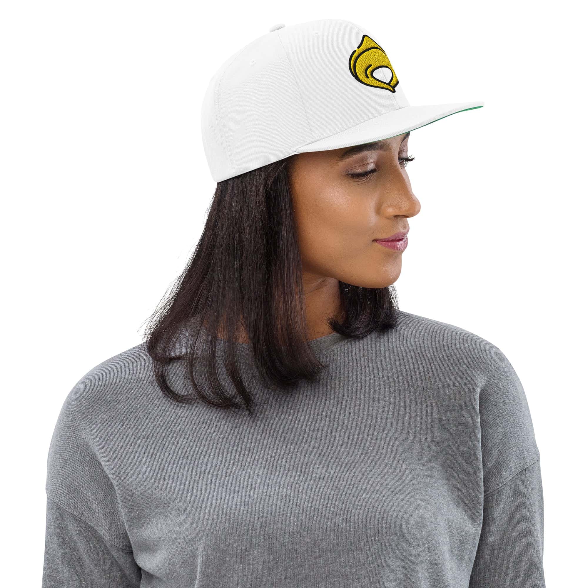 Cappellino Ricamato Unisex Snapback Regolabile – Design Tortellino-Biiply