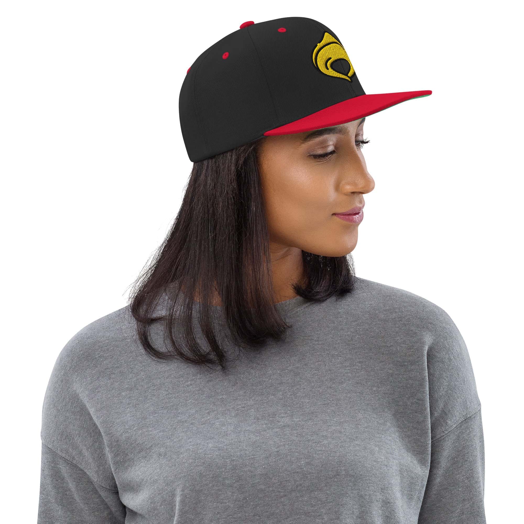 Cappellino Ricamato Unisex Snapback Regolabile – Design Tortellino-Biiply