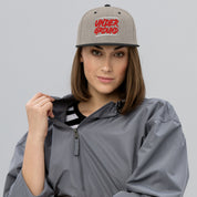 Cappellino Ricamato Unisex Snapback Regolabile – Design Under Ground-Biiply