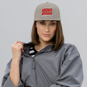 Cappellino Ricamato Unisex Snapback Regolabile – Design Under Ground-Biiply