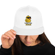 Cappellino Ricamato Unisex Snapback Regolabile – Design What Duck-Biiply