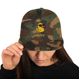 Cappellino Ricamato Unisex Snapback Regolabile – Design What Duck