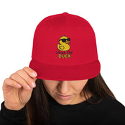 Cappellino Ricamato Unisex Snapback Regolabile – Design What Duck-Biiply