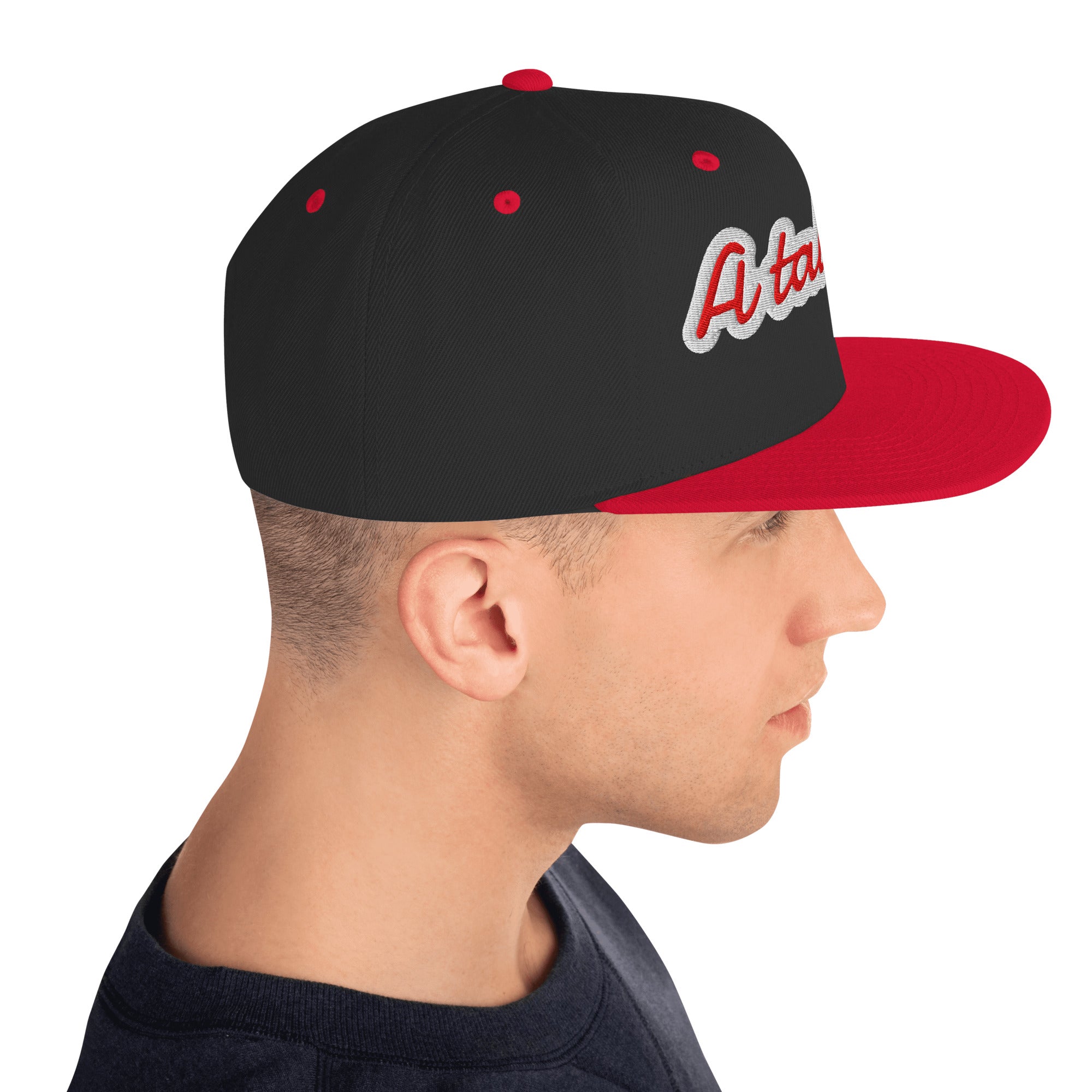Cappello Ricamatato Visiera Piatta A Tal Dèg