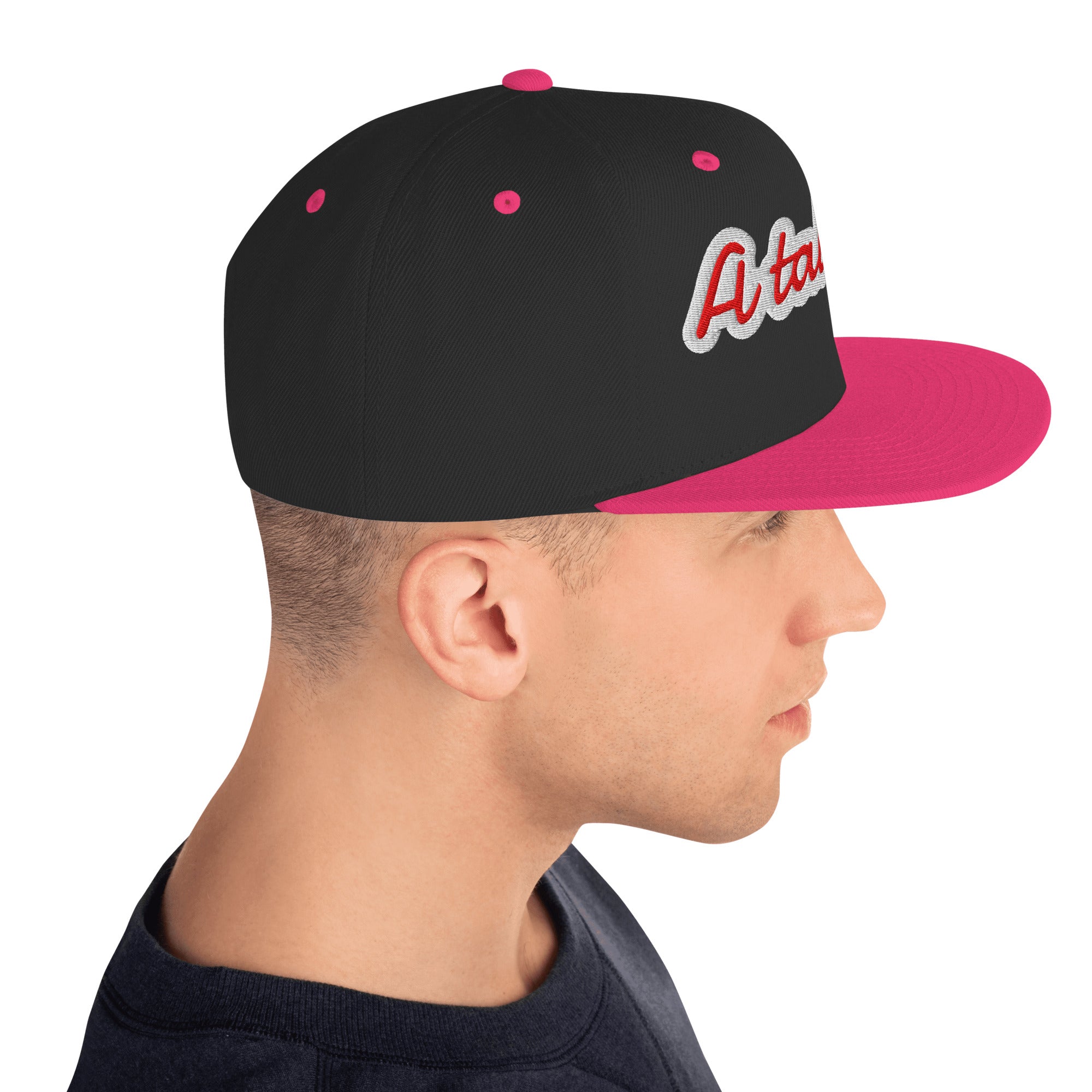 Cappello Ricamatato Visiera Piatta A Tal Dèg