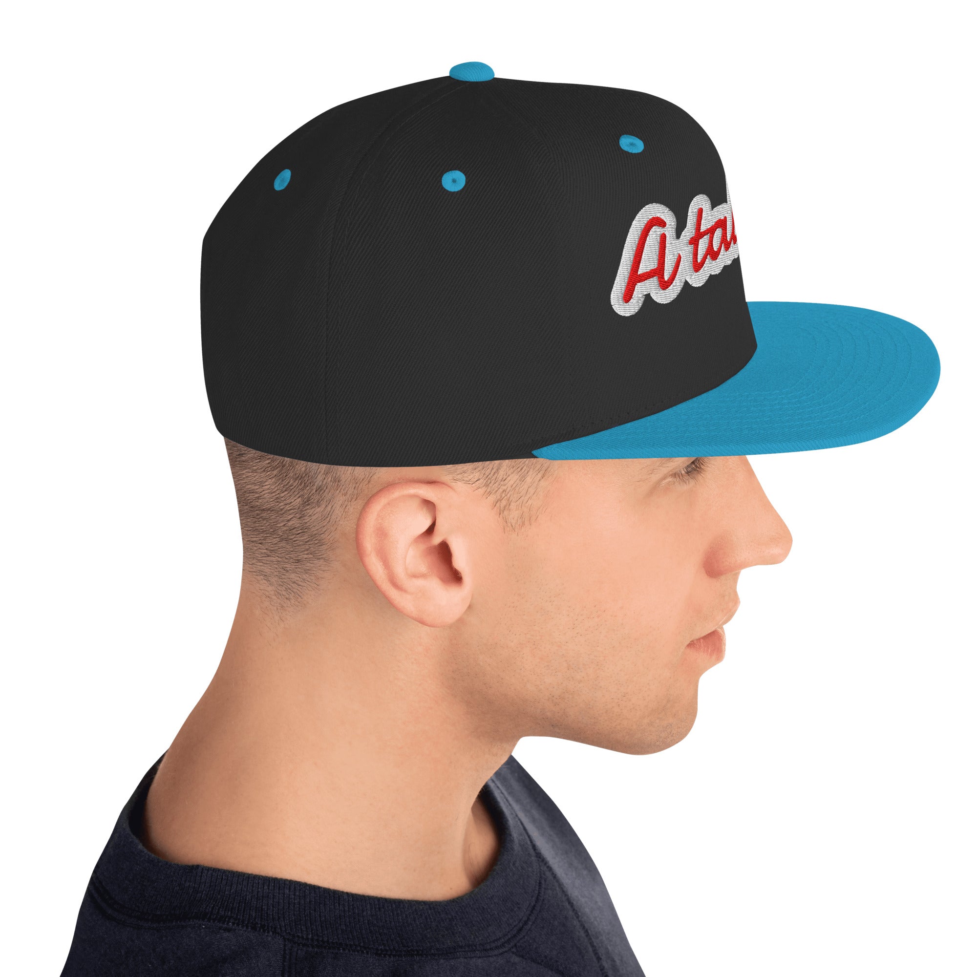 Cappello Ricamatato Visiera Piatta A Tal Dèg