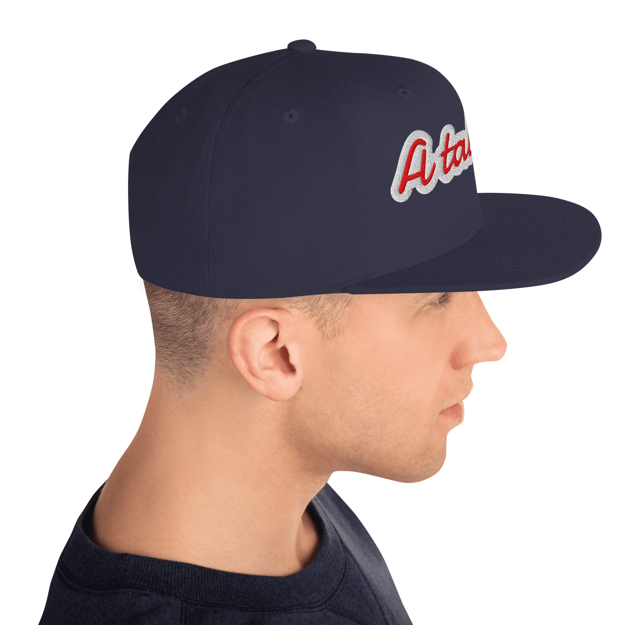 Cappello Ricamatato Visiera Piatta A Tal Dèg