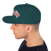 Cappello Ricamatato Visiera Piatta A Tal Dèg