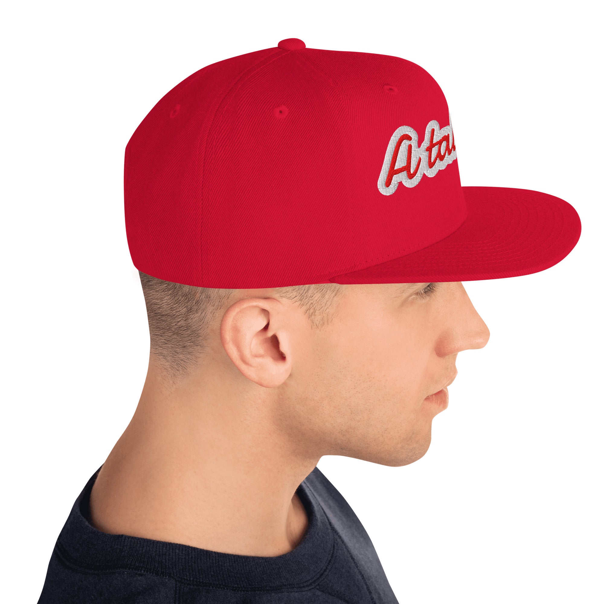 Cappello Ricamatato Visiera Piatta A Tal Dèg