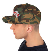 Cappello Ricamatato Visiera Piatta A Tal Dèg