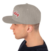 Cappello Ricamatato Visiera Piatta A Tal Dèg