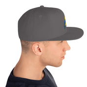Cappello Ricamatato Visiera Piatta Canarino