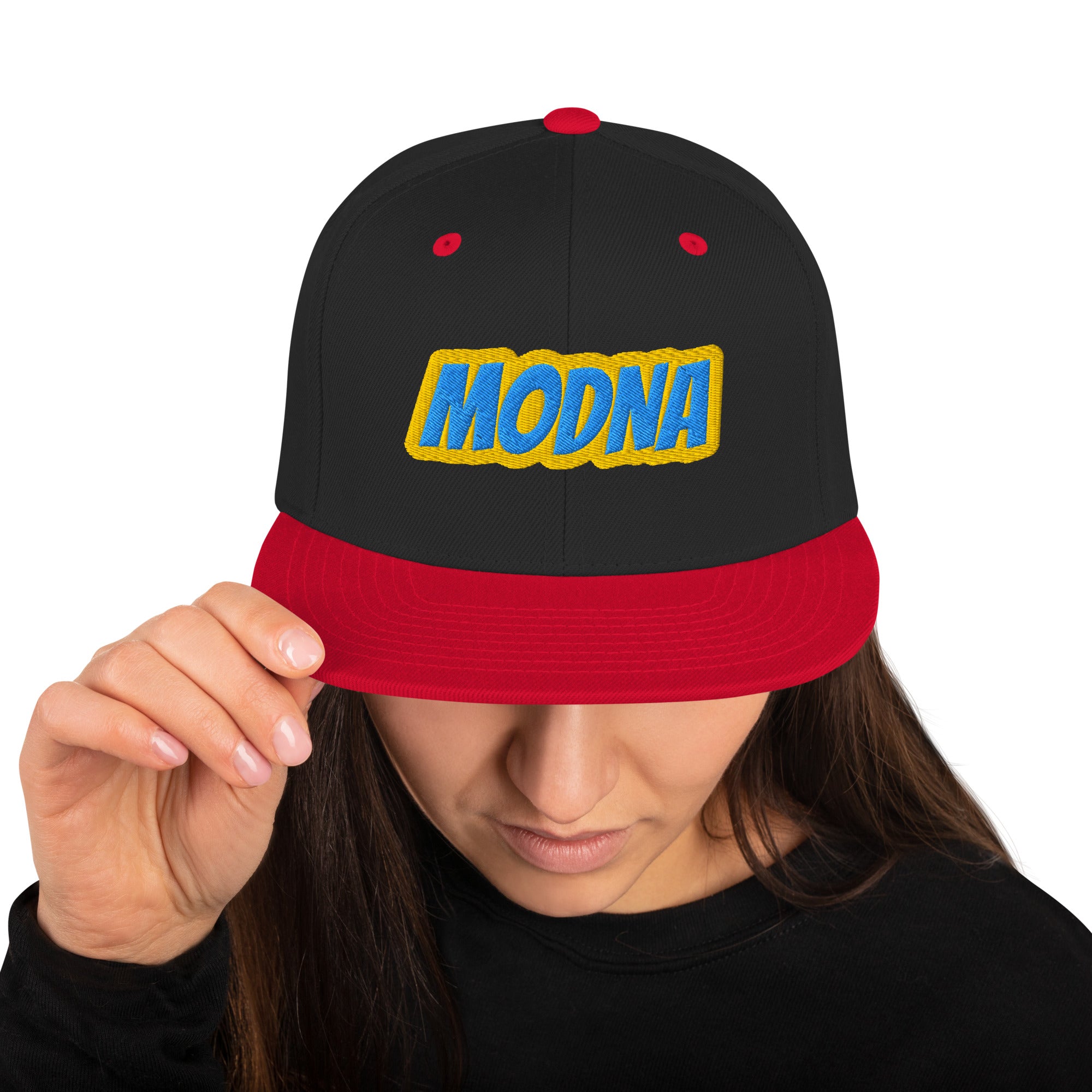 Cappello Ricamatato Visiera Piatta Modna