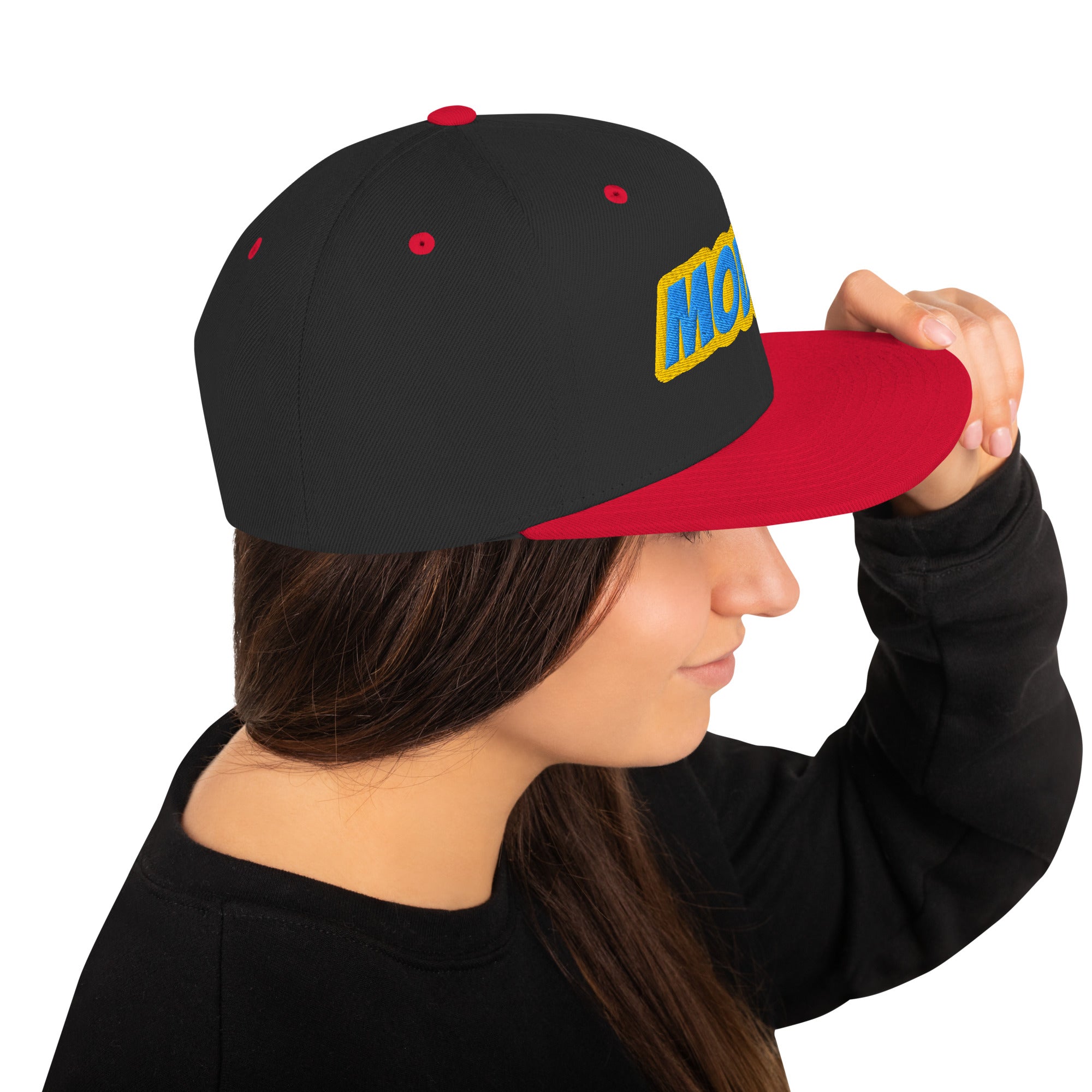 Cappello Ricamatato Visiera Piatta Modna