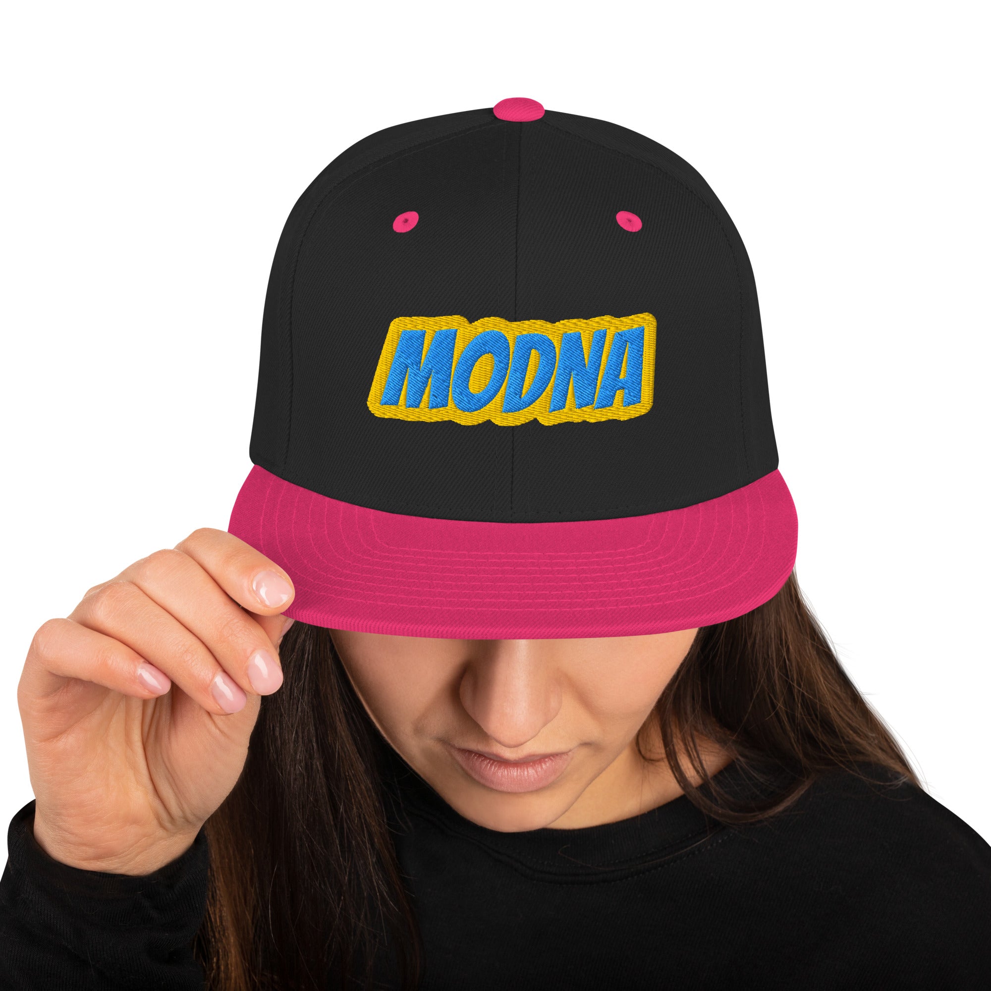 Cappello Ricamatato Visiera Piatta Modna