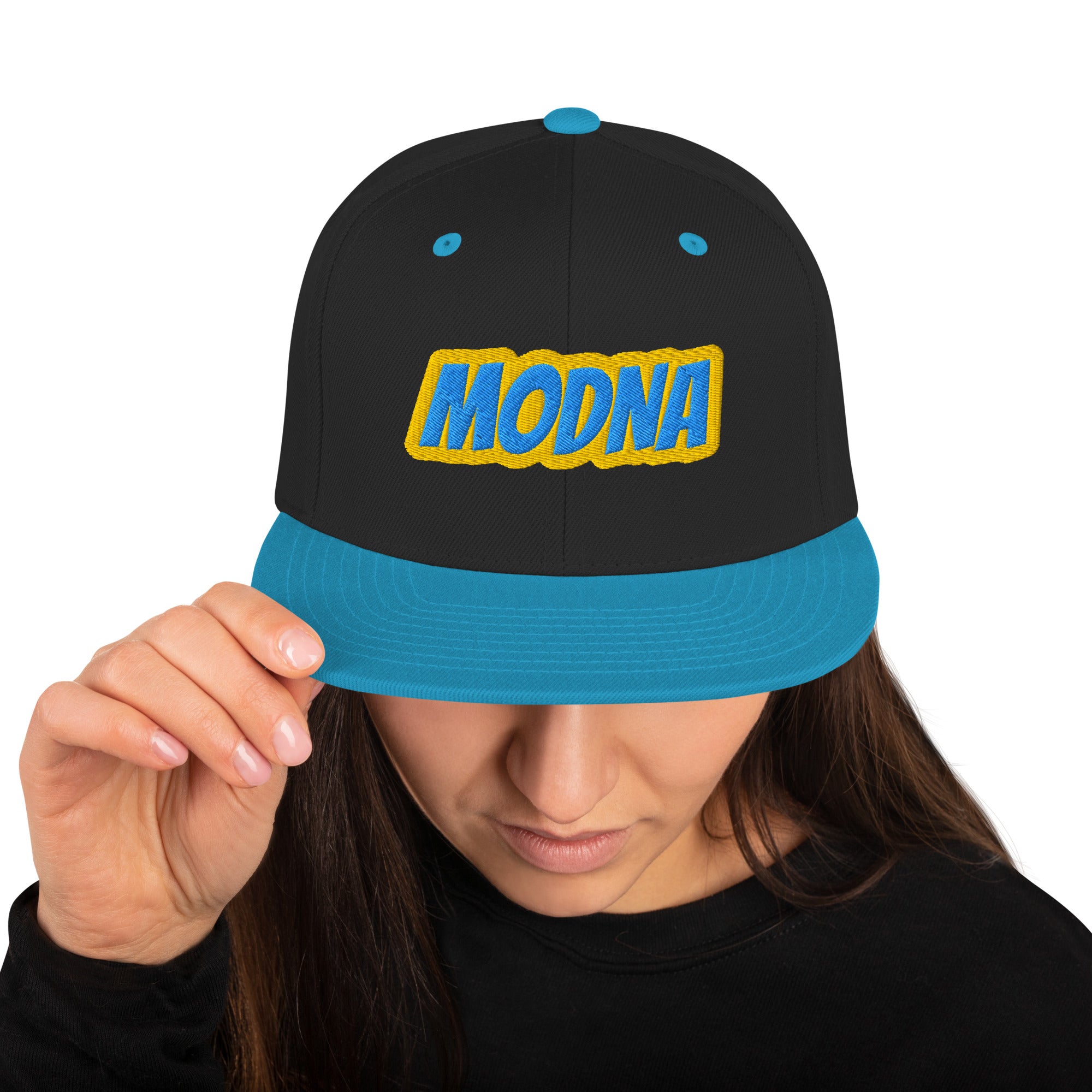 Cappello Ricamatato Visiera Piatta Modna