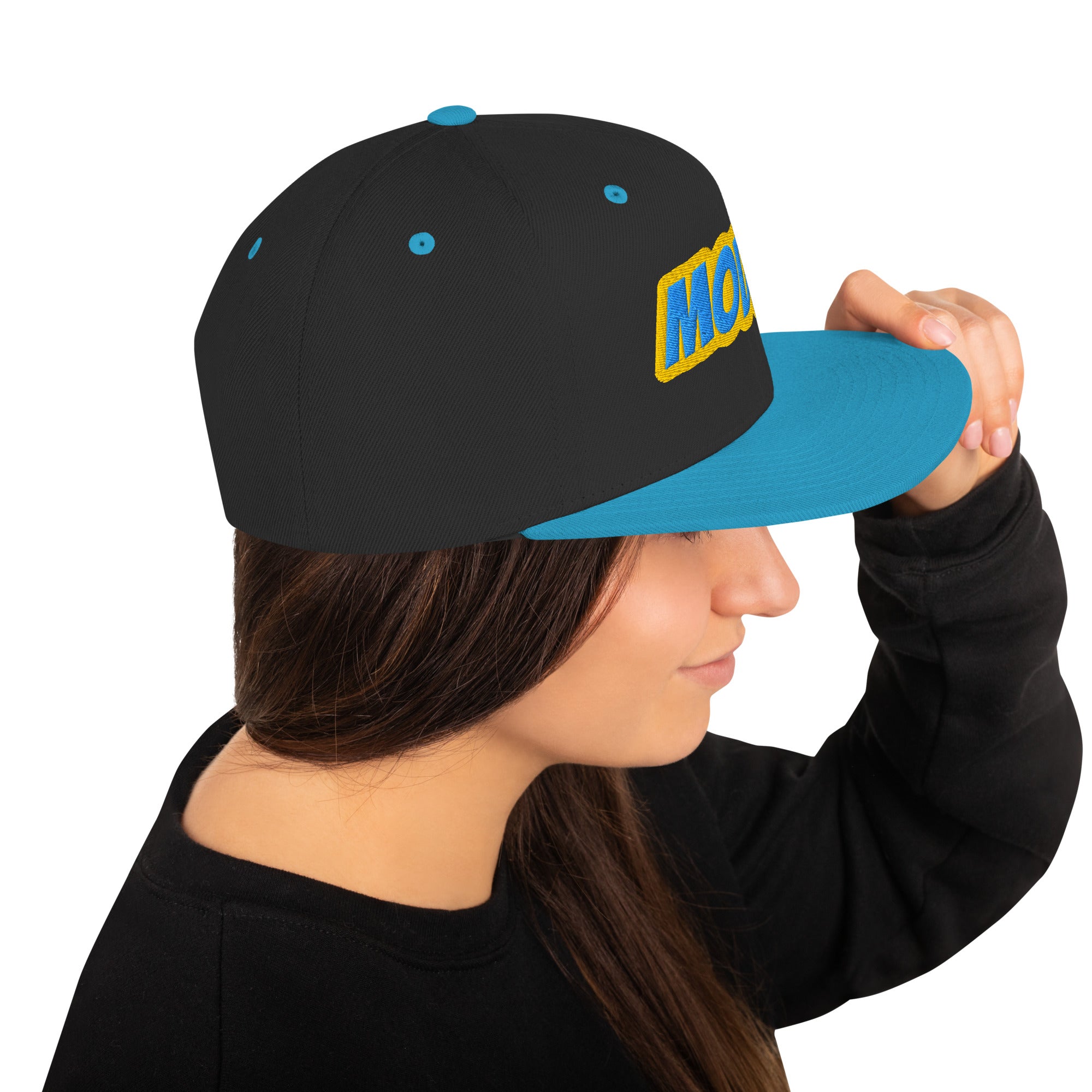 Cappello Ricamatato Visiera Piatta Modna