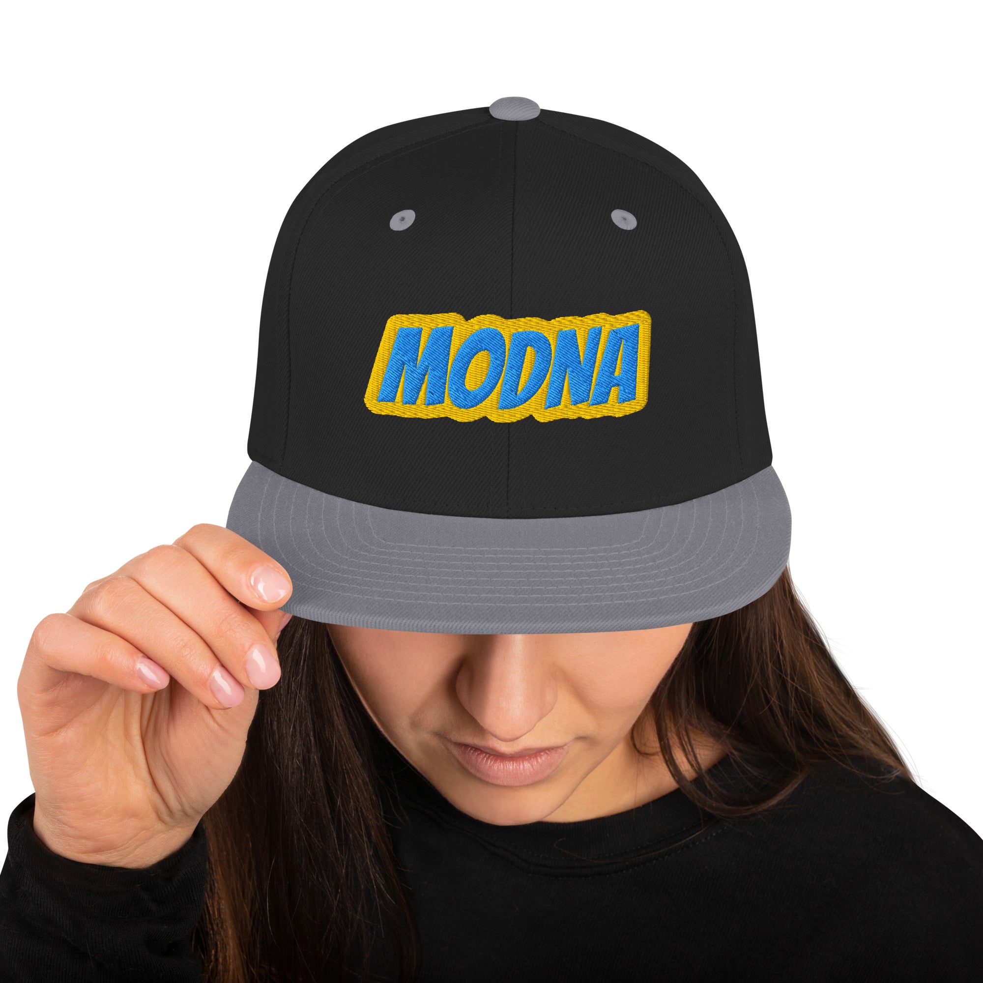 Cappello Ricamatato Visiera Piatta Modna