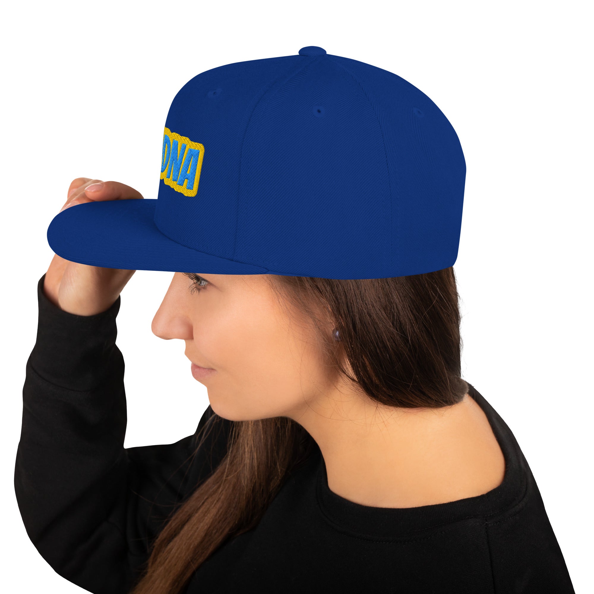 Cappello Ricamatato Visiera Piatta Modna