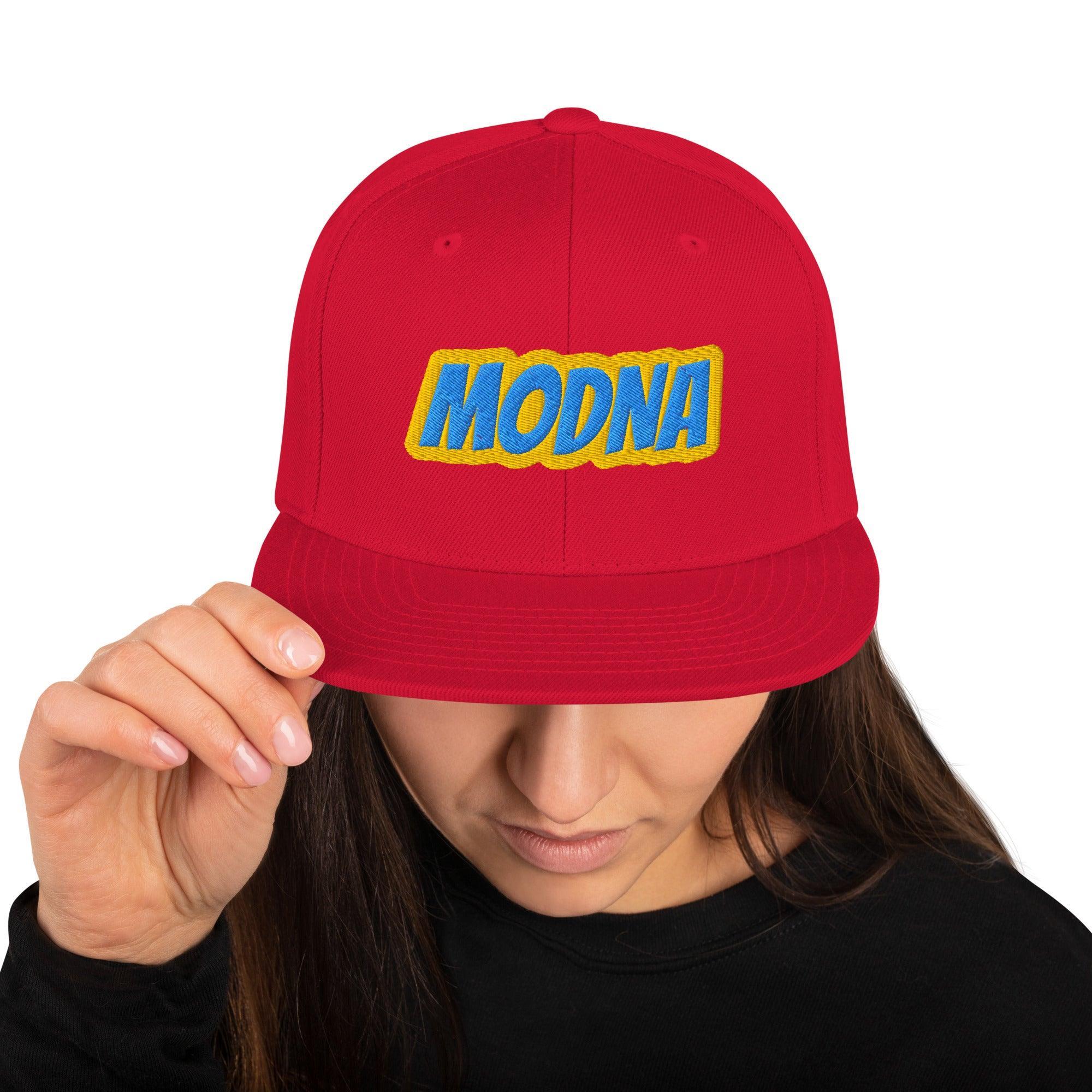 Cappello Ricamatato Visiera Piatta Modna