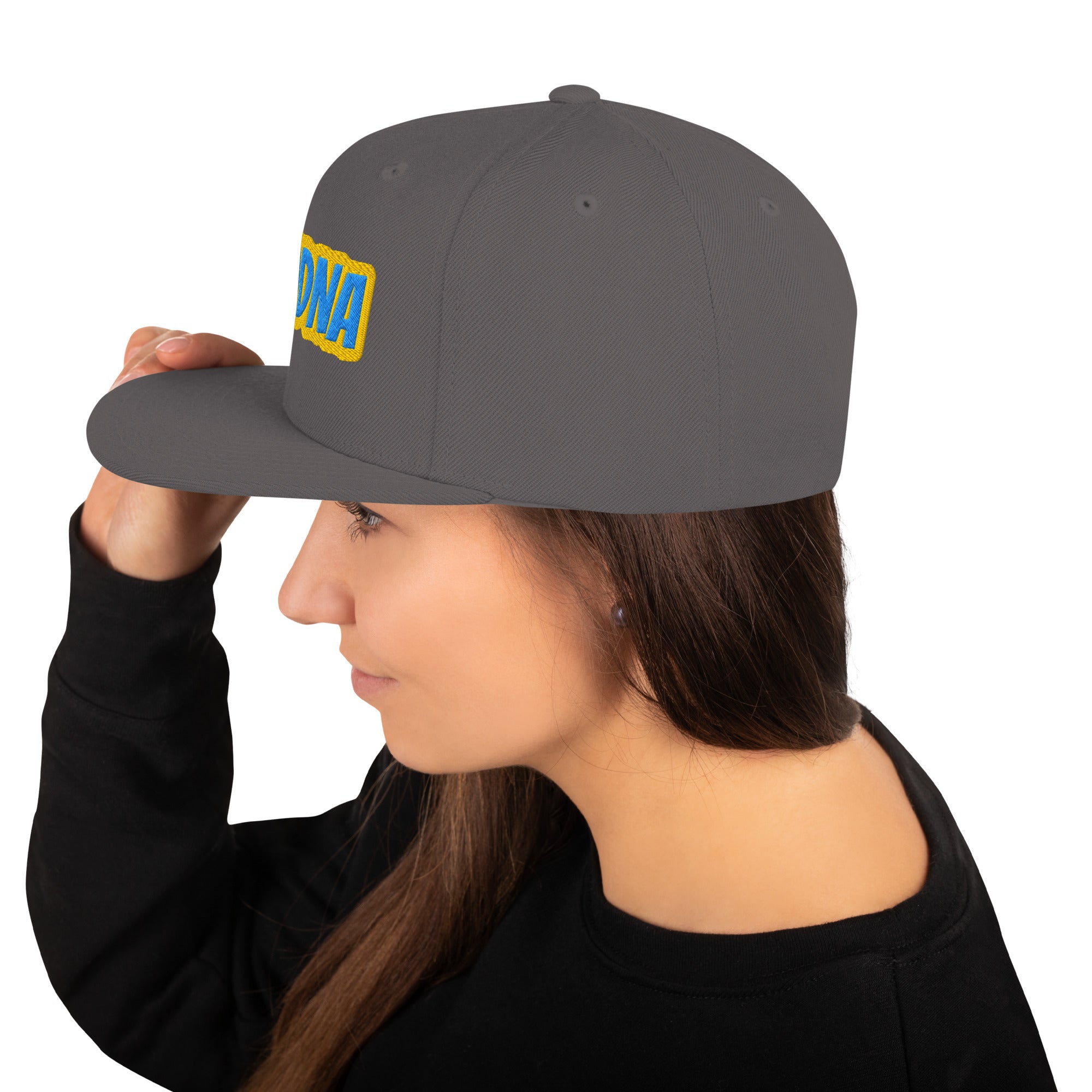 Cappello Ricamatato Visiera Piatta Modna