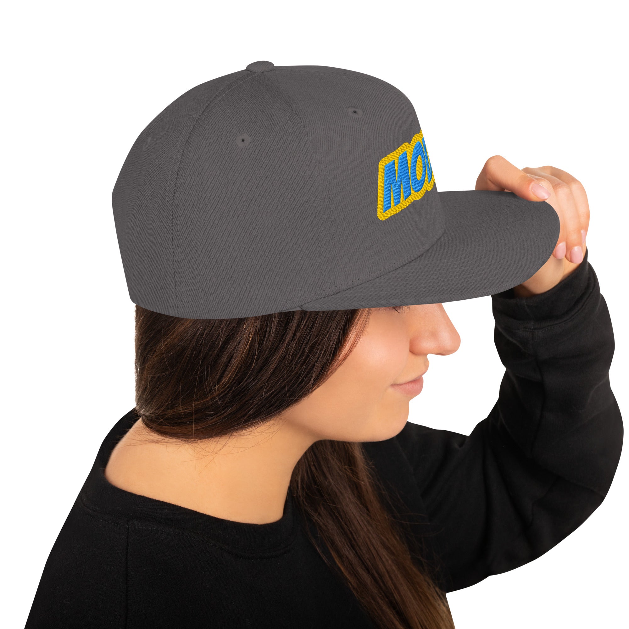 Cappello Ricamatato Visiera Piatta Modna