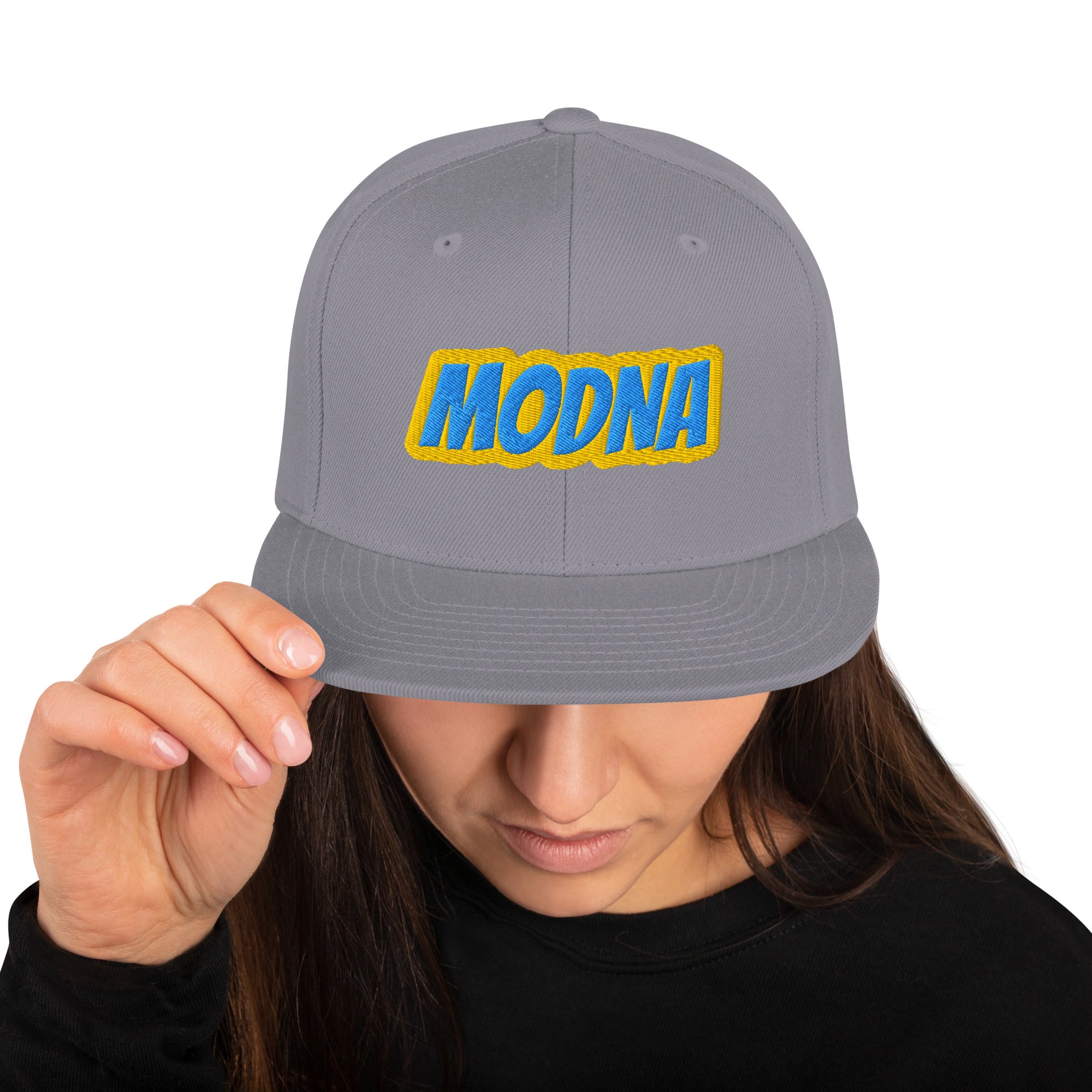 Cappello Ricamatato Visiera Piatta Modna