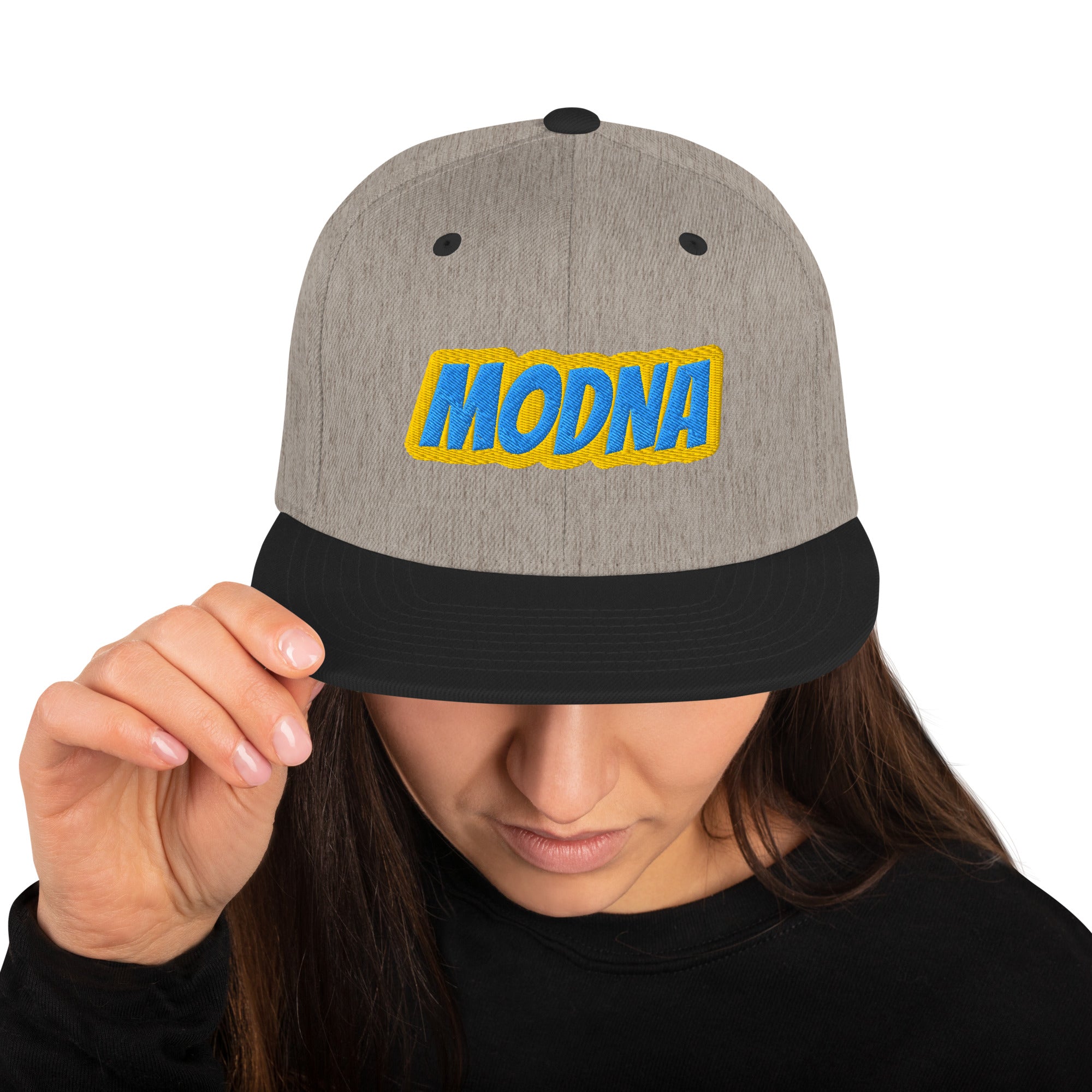 Cappello Ricamatato Visiera Piatta Modna